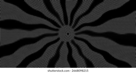 Abstract halftone pattern dot background texture. Liquid effect overlay grunge dots distress linear vector.

