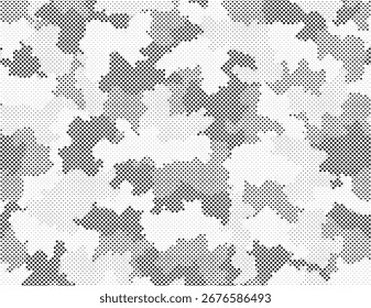 Abstrato padrão de meio-tom ponto fundo textura sobreposição grunge aflição linear vetor.