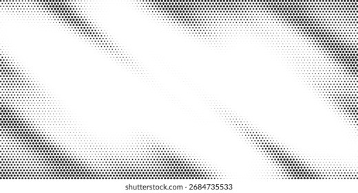 texture d'arrière-plan à pois motif demi-teinte Abstrait. Superposer des points grunge Image vectorielle linéaire de détresse.