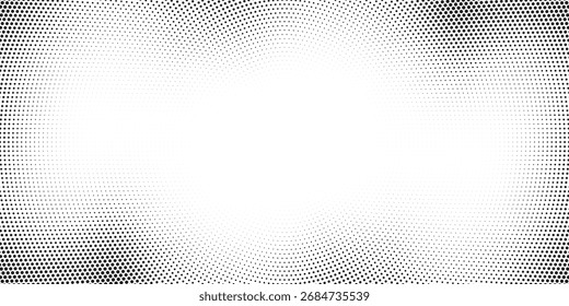 texture d'arrière-plan à pois motif demi-teinte Abstrait. Superposer des points grunge Image vectorielle linéaire de détresse.