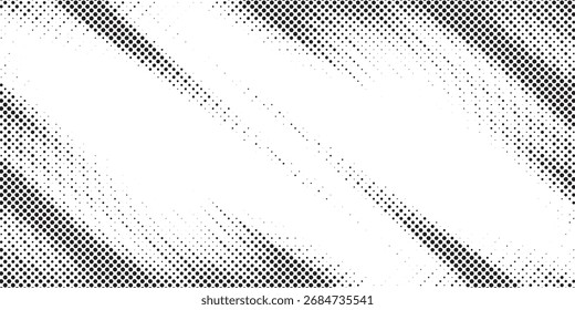 texture d'arrière-plan à pois motif demi-teinte Abstrait. Superposer des points grunge Image vectorielle linéaire de détresse.