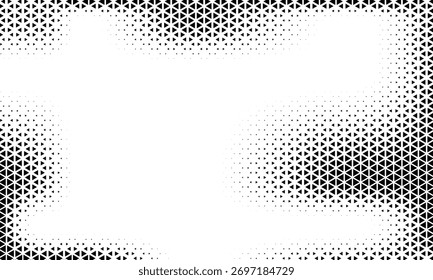 texture d'arrière-plan à pois motif demi-teinte Abstrait. Superposer des points grunge Image vectorielle linéaire de détresse.