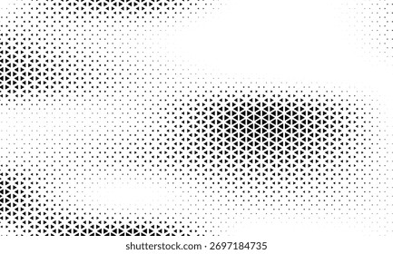 texture d'arrière-plan à pois motif demi-teinte Abstrait. Superposer des points grunge Image vectorielle linéaire de détresse.