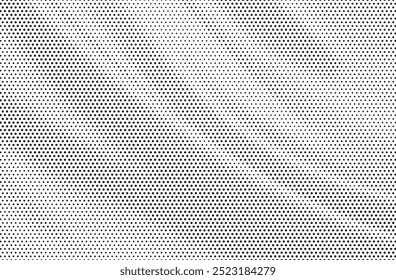 Abstract halftone pattern dot silky background texture. Overlay grunge dots distress linear vector.