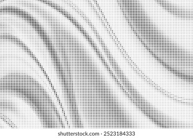 Abstract halftone pattern dot silky background texture. Overlay grunge dots distress linear vector.