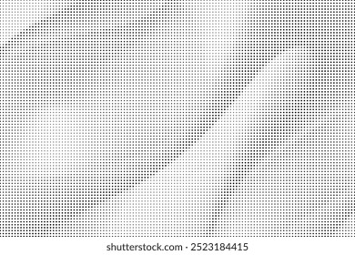Abstract halftone pattern dot silky background texture. Overlay grunge dots distress linear vector.