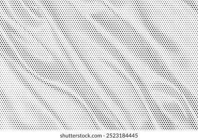 Abstract halftone pattern dot silky background texture. Overlay grunge dots distress linear vector.
