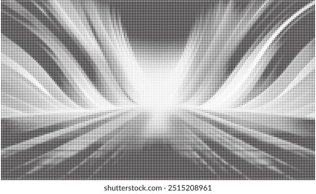 Abstractas patrón de semitono de fondo punteado