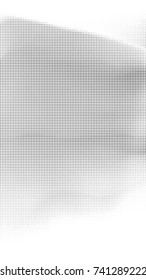 Abstract halftone pattern formed by black and white circles of different size.Vector illustration of a dotted background