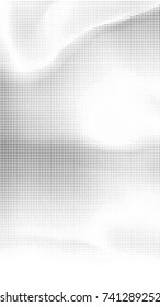 Abstract halftone pattern formed by black and white circles of different size.Vector illustration of a dotted background