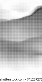 Abstract halftone pattern formed by black and white circles of different size.Vector illustration of a dotted background