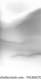 Abstract halftone pattern formed by black and white circles of different size.Vector illustration of a dotted background