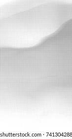 Abstract halftone pattern formed by black and white circles of different size.Vector illustration of a dotted background
