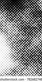 Abstract halftone pattern formed by black and white circles of different size.Vector illustration of a dotted background