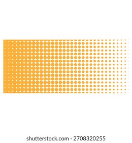 Abstract halftone pattern with RGB color elements