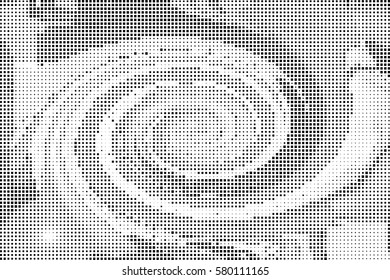 Abstract halftone pattern texture. Vector modern background for posters, sites, web, business cards, postcards, interior design. Punk, pop, grunge vintage style. Minimalism and Memphis tradition.