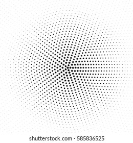 Abstract halftone pattern texture. Vector modern background for posters, sites, business cards, postcards, interior design.