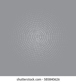 Abstract halftone pattern texture. Vector modern background for posters, sites, business cards, postcards, interior design.