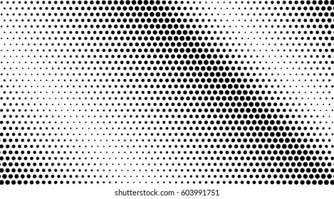 Abstract halftone pattern texture. Vector modern dotted futuristic background for posters, sites, business cards, postcards, interior design.