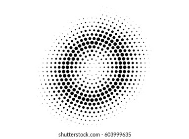 Abstract halftone pattern texture. Vector modern dotted futuristic background for posters, sites, business cards, postcards, interior design.