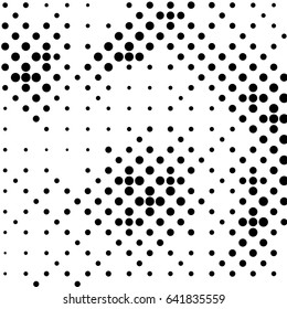 Abstract halftone pattern texture. Vector modern background for posters, sites, business cards, postcards, interior design.