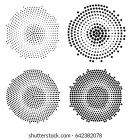 Abstract halftone pattern texture. Vector modern background for posters, sites, business cards, postcards, interior design.