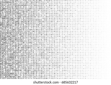 Abstract Halftone Pattern Texture. Vector Modern Background for Cover Posters, Sites, Web, Business Cards, Postcards, Interior Design. Minimal Design Abstract Halftone Pattern Texture with Letters.