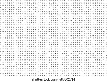 Abstract Halftone Pattern Texture. Vector Modern Background for Cover Posters, Sites, Web, Business Cards, Postcards, Interior Design. Black letters on a white background. Abstract Halftone Letters.