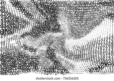 Abstract halftone pattern texture. Vector modern background 