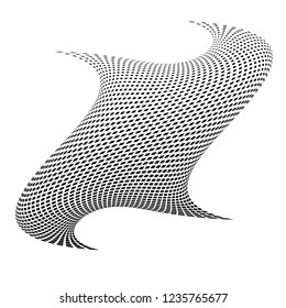 Abstract halftone pattern. Vector halftone background of squares for design banners, posters, business projects, pop art texture, covers. Geometric black and white texture.