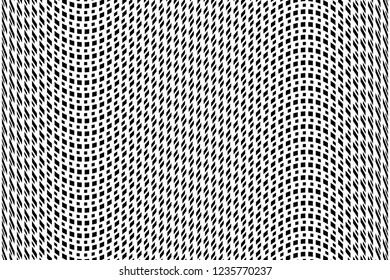 Abstract halftone pattern. Vector halftone background of squares for design banners, posters, business projects, pop art texture, covers. Geometric black and white texture.