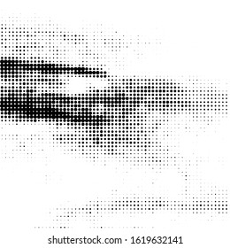 Abstract halftone pattern vector background