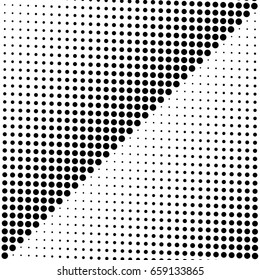 Abstract halftone pattern. Vector black and white background for design banners, posters, business projects, pop art texture.