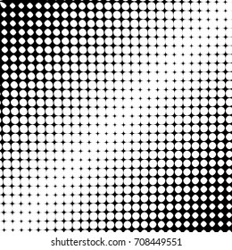 Abstract halftone pattern. Vector black and white background with visual effect for design banners, posters, business projects, web.