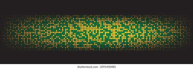 Abstract halftone pattern vector design in light blue dots, with blue dots in circular shapes, perfect for wallpaper or digital art. vector