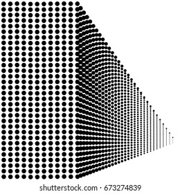 Abstract halftone pattern. Vector halftone dot background for design banners, posters, business projects, pop art texture.