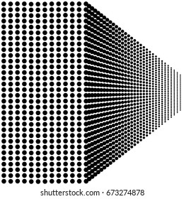 Abstract halftone pattern. Vector halftone dot background for design banners, posters, business projects, pop art texture.