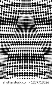 Abstract halftone pattern. Vector halftone dots background for design banners, posters, business projects, pop art texture, covers. Geometric black and white texture.