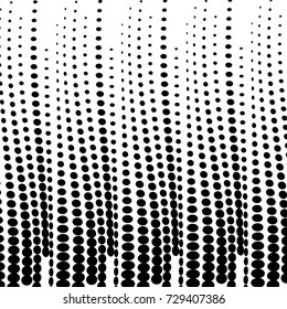 Abstract halftone pattern. Vector halftone dots background for design banners, posters, business projects, pop art texture, covers. Geometric black and white texture.