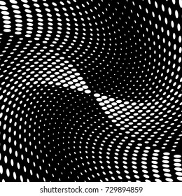 Abstract halftone pattern. Vector halftone dots background for design banners, posters, business projects, pop art texture, covers. Geometric black and white texture.