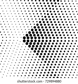 Abstract halftone pattern. Vector halftone dots background for design banners, posters, business projects, pop art texture, covers. Geometric black and white texture.