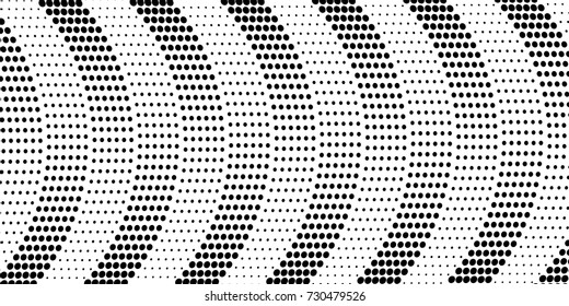 Abstract halftone pattern. Vector halftone dots background for design banners, posters, business projects, pop art texture, covers. Geometric black and white texture.