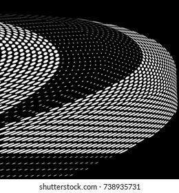 Abstract halftone pattern. Vector halftone dots background for design banners, posters, business projects, pop art texture, covers. Geometric black and white texture.