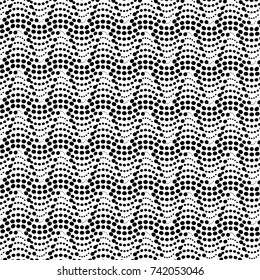 Abstract halftone pattern. Vector halftone dots background for design banners, posters, business projects, pop art texture, covers. Geometric black and white texture.