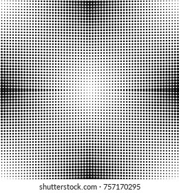 Abstract halftone pattern. Vector halftone dots background for design banners, posters, business projects, pop art texture, covers. Geometric black and white texture.