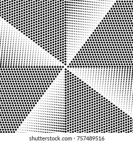 Abstract halftone pattern. Vector halftone dots background for design banners, posters, business projects, pop art texture, covers. Geometric black and white texture.