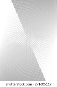 Abstract halftone perspective background (A4 size vertical page)