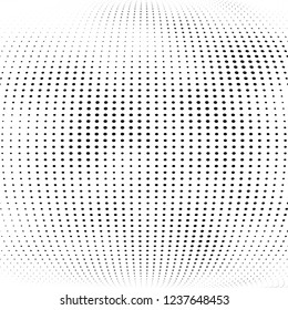 Abstract halftone points. Chaotic monochrome texture vector pattern