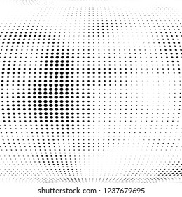 Abstract halftone points. Chaotic monochrome texture vector pattern