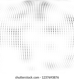 Abstract halftone points. Chaotic monochrome texture vector pattern